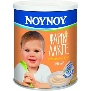 NUNU FARIN Lacté Farine de blé & lait 6m+ 300gr