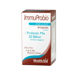 HEALTH AID Immuprobio 50 Miljard Voedingssupplement met Probiotica & Prebiotica 30 Capsules