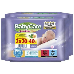 BABYCARE Babydoekjes Sensitive Plus Mini (20x2) 40 Stuks