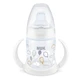 NUK First Choice Biberón Entrenamiento Biberón con dos asas y boquilla de silicona para 6-18 meses 150ml 10.743.943 - Blanco