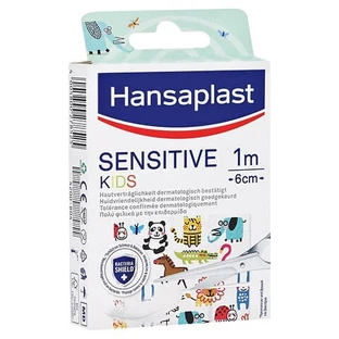 HANSAPLAST Almohadillas Adhesivas Hipoalergénicas Niños Animales Sensibles 1m x 6cm