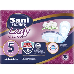 SANI Lady Nacht Katoen Lady Nacht maandverband nr. 5 10 stuks