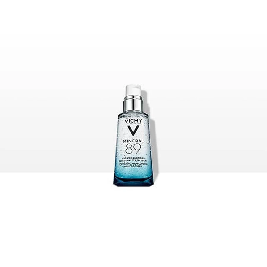 VICHY Mineral 89 Hyaluronic Acid Face Moisturizer Moisturizing Face Booster for Daily Use, 50ml