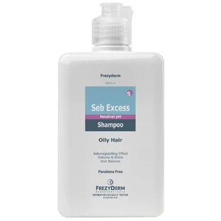 FREZYDERM Seb Excess Shampoo Gentle Shampoo That Regulates & Balances Oily, 200ml