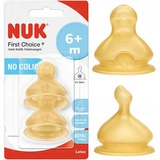 NUK First Choice+ Medium Rubberen Speen 6+ Maanden 2 stuks [10.713.242]