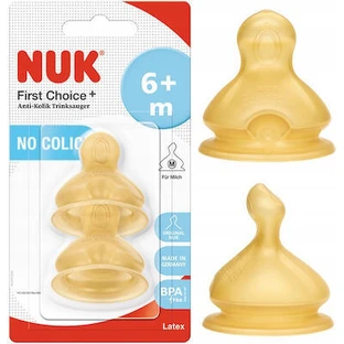 NUK First Choice+ Medium Gummi-Sauger 6+ Monate 2 Stück [10.713.242]