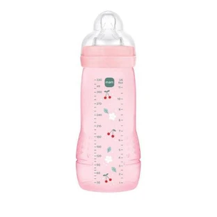 MAM Biberón de plástico Easy Active Biberón de silicona para 2+ meses 270ml