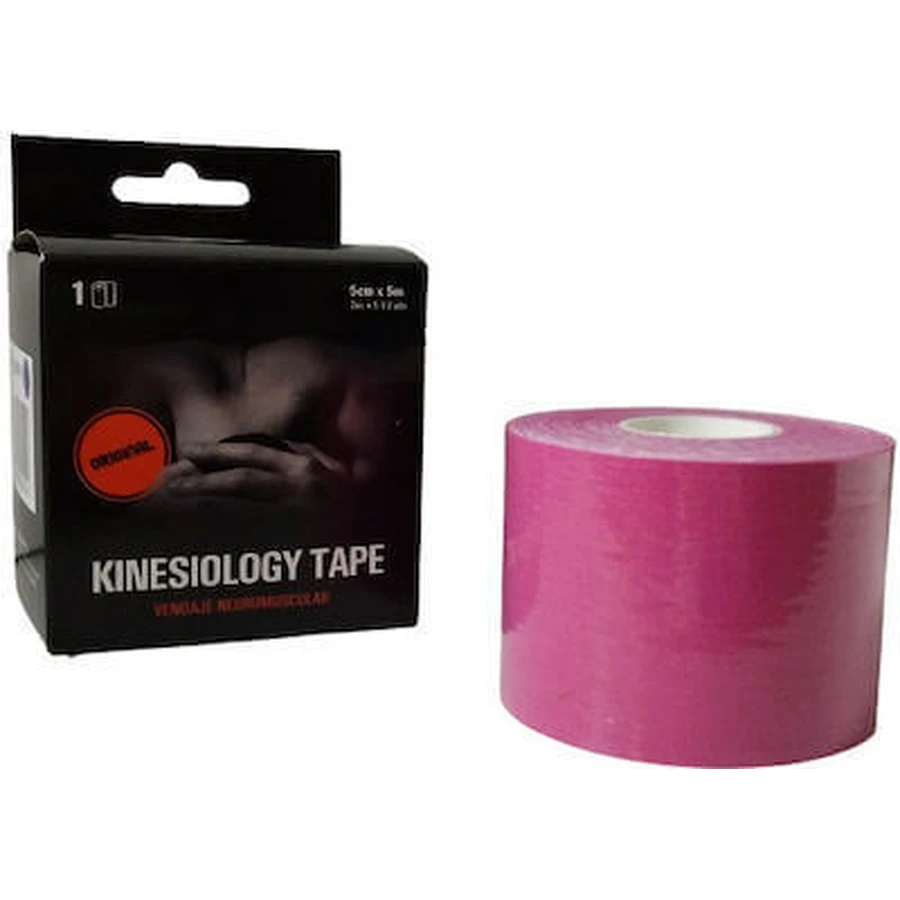 CALVO Kinesiotherapy Tape In various colors 5cm x 5m - Pink