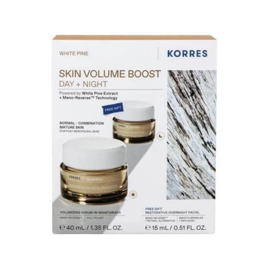 KORRES Promo White Pine Day Cream for Normal-Mixed Skin 40ml & Night Cream 15ml