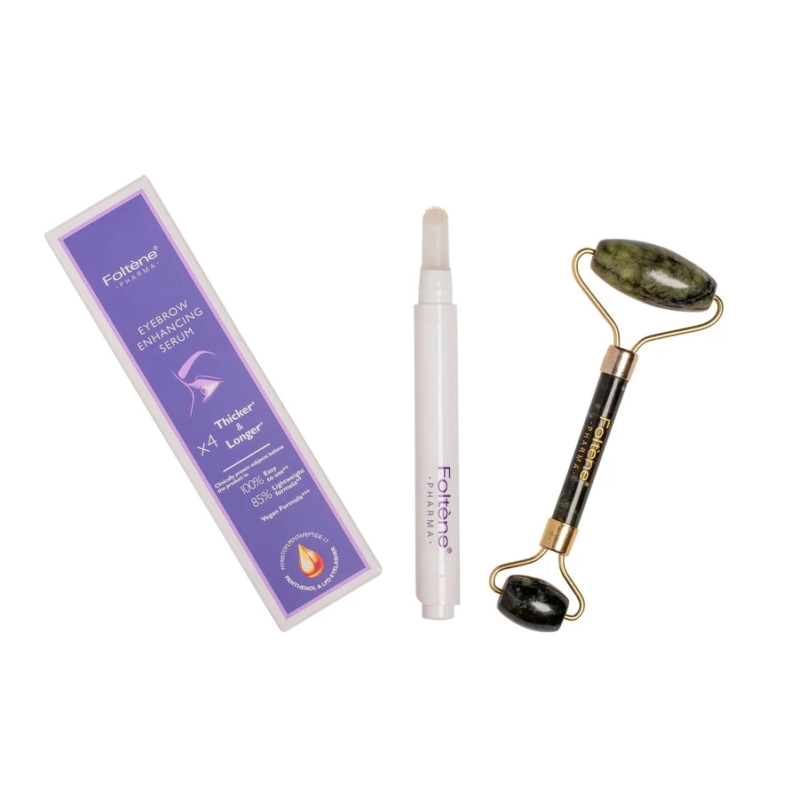 FOLTENE Beauty Kit With Eyebrow Enhancing Serum Eyebrow Enhancing Serum 4ml & Face & Eye Roller
