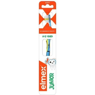 ELMEX Junior-Zahnbürste für 6+ Jahre Blau - Blau