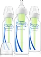 DR. BROWN'S Juego de biberones de plástico Options+ Biberón anticólico de cuello estrecho con tetina de silicona 250ml Para 0+ meses 3 piezas SB 83005