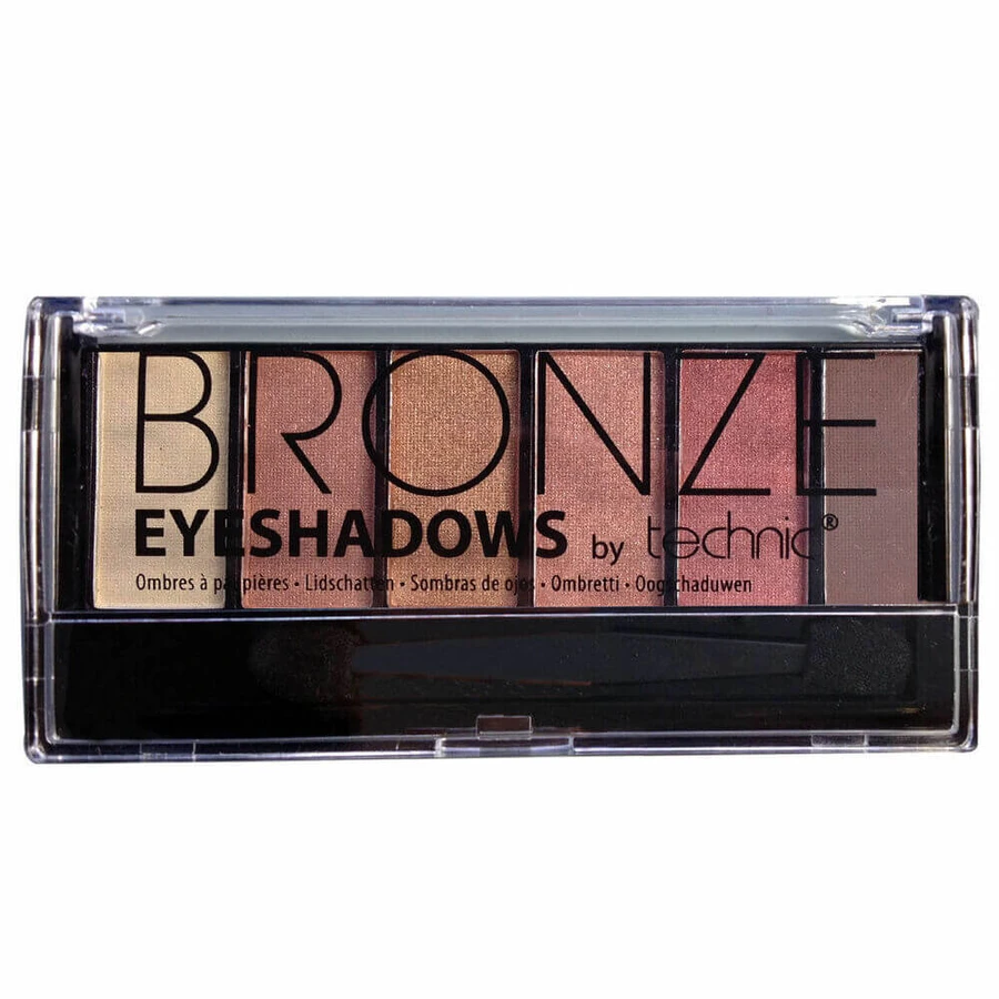 TECHNIC Bronze Oogschaduwpalette in bronzen tinten