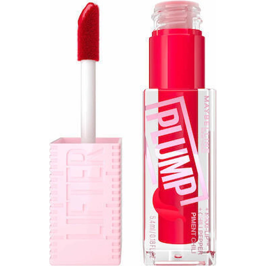 MAYBELLINE Lifter Plumping Gloss 004 Red Flag Pour le volume des lèvres 5.4ml