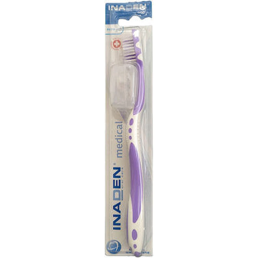 INADEN Medical Surgical Extra Soft Extra Soft Toothbrush For Deep Cleaning In Various Colors - Purple