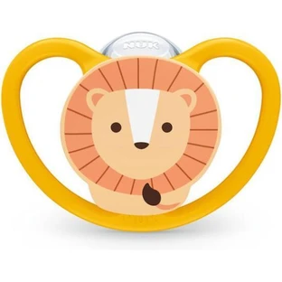 NUK Space Chupete de silicona 6-18m [10.736.385] En varios colores - Naranja