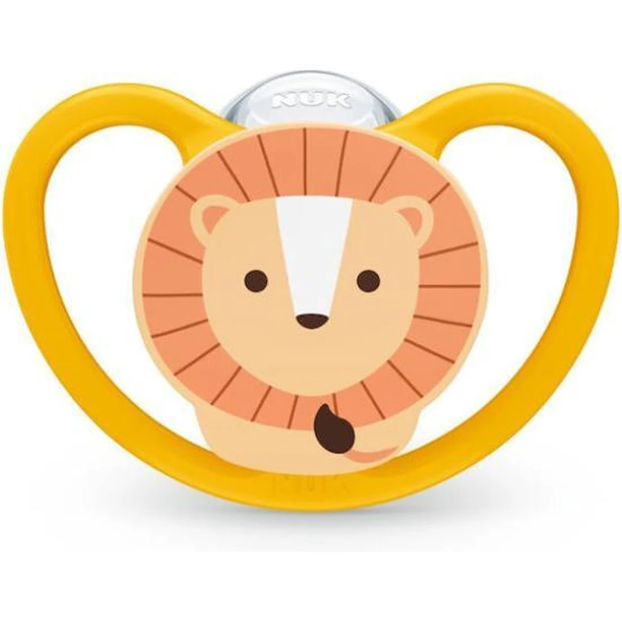 NUK Space Chupete de silicona 6-18m [10.736.385] En varios colores - Naranja