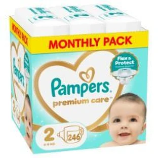 PAMPERS Premium Care No.2 Für 4-8kg 226 Stück MSB