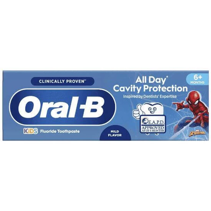 ORAL B Toothpaste Kids Spiderman For 6+ Months 60ml