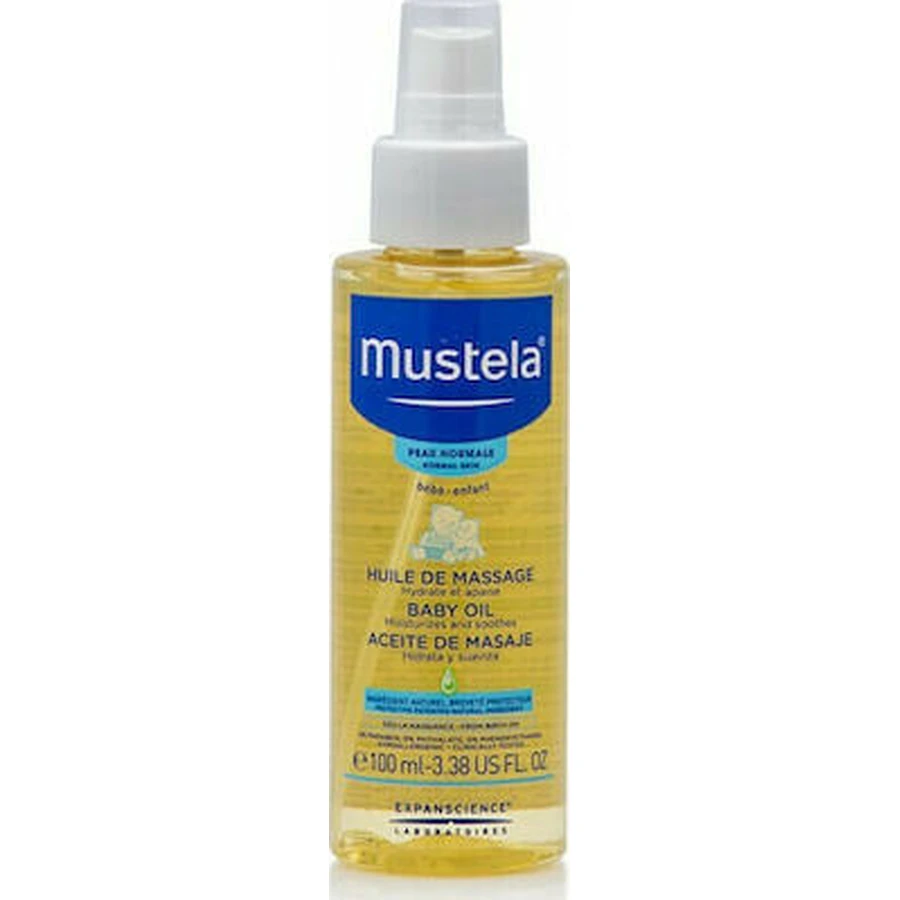 MUSTELA Babyöl mit Avocadoöl Babyöl für Massage mit Avocadoöl, 100ml