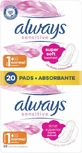 ALWAYS Compresas Normales Ultra Suaves Compresas Pequeñas Con Alas Para Confort Y Protección 20 Piezas