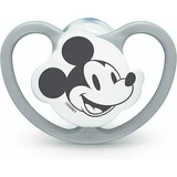 NUK Disney Space Silikon-Schnuller mit Etui 6-18 Monate - Grau