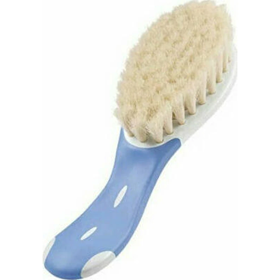 NUK Baby Brush Supersoft with Natural Hair 10.256.371 - Blue