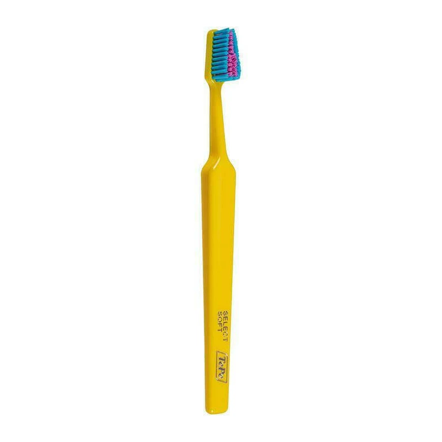 TEPE Colour Select Soft Soft-Zahnbürste für effektive & schonende Reinigung Gelb