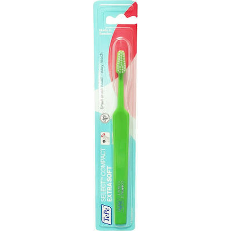 TEPE Cepillo de Dientes Select Compact Extra Suave en varios colores - Verde