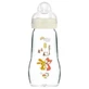 Biberón MAM Matt Feel Good Biberón de vidrio con funda de silicona, a partir de 2+ meses [375SU] 260ml