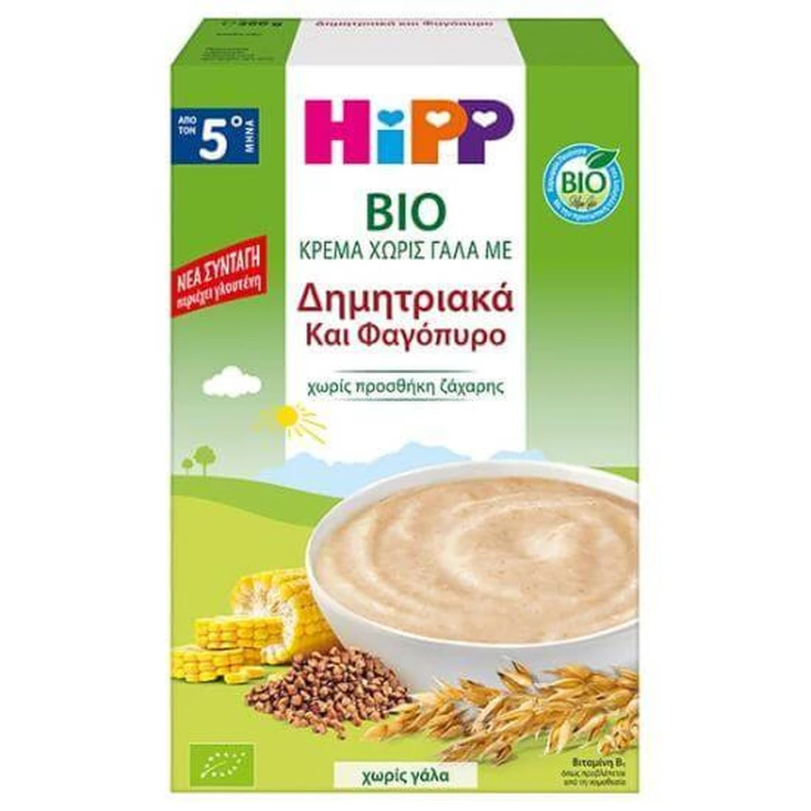 HIPP Müsli Sahne & Milch Frei Müsli Sahne & Fagopyrus Für 5+ Monate 200g