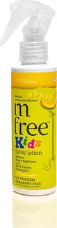 M-FREE Kids Spray Lotion Banana Kids Insectenwerend middel op basis van kruiden met bananengeur 125ml