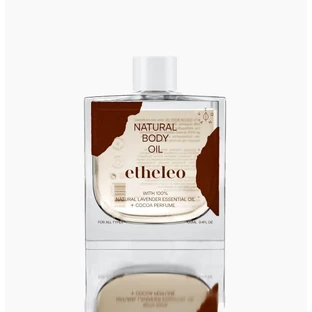 ETHELEO Body Oil Shimmer Trockenes Körperöl mit Schokoladenparfüm 100ml