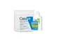 CERAVE Moisturising Cream &amp; Hydrating Cleanser Free, Moisturising Cream For Dry to Very Dry Skin 454gr &amp; FREE Face &amp; Body Cleansing Cream 20ml