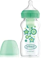 DR. BROWN'S Plastic fles Options+ Wijdhals anti-koliekfles met siliconenspeen 270 ml Voor 0+ Maanden WB 91806