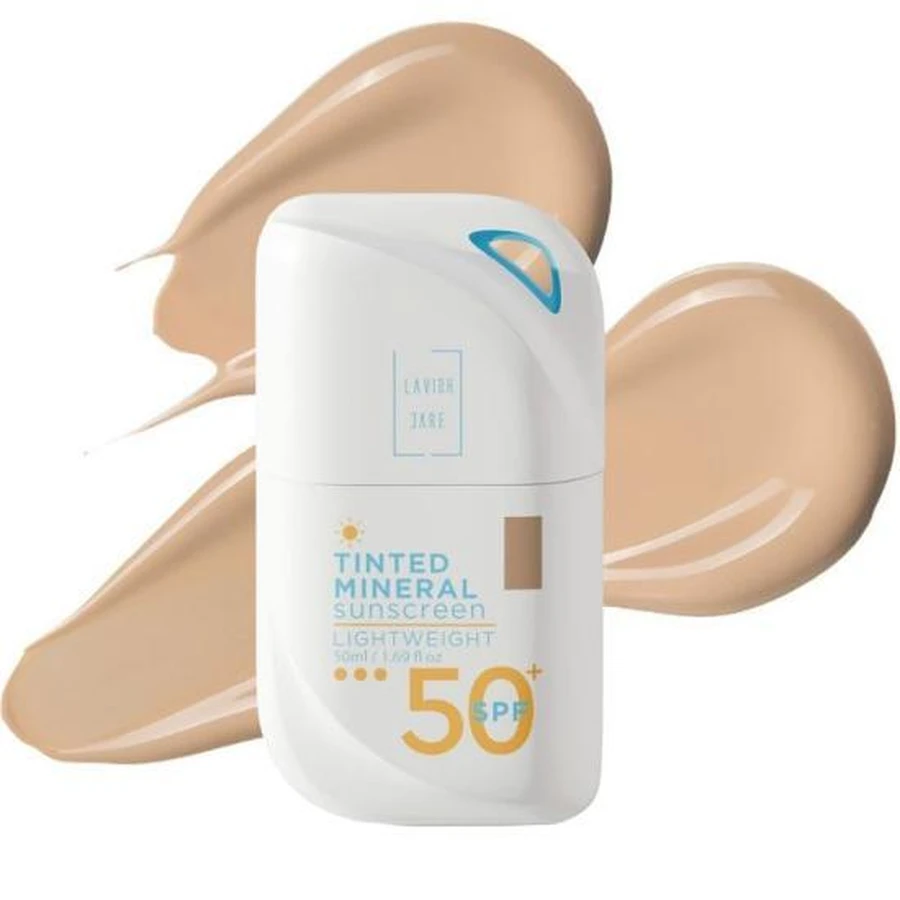 LAVISH CARE Zonnebrandcrème Getint Mineraal SPF 50+ No2 Medium 50ml
