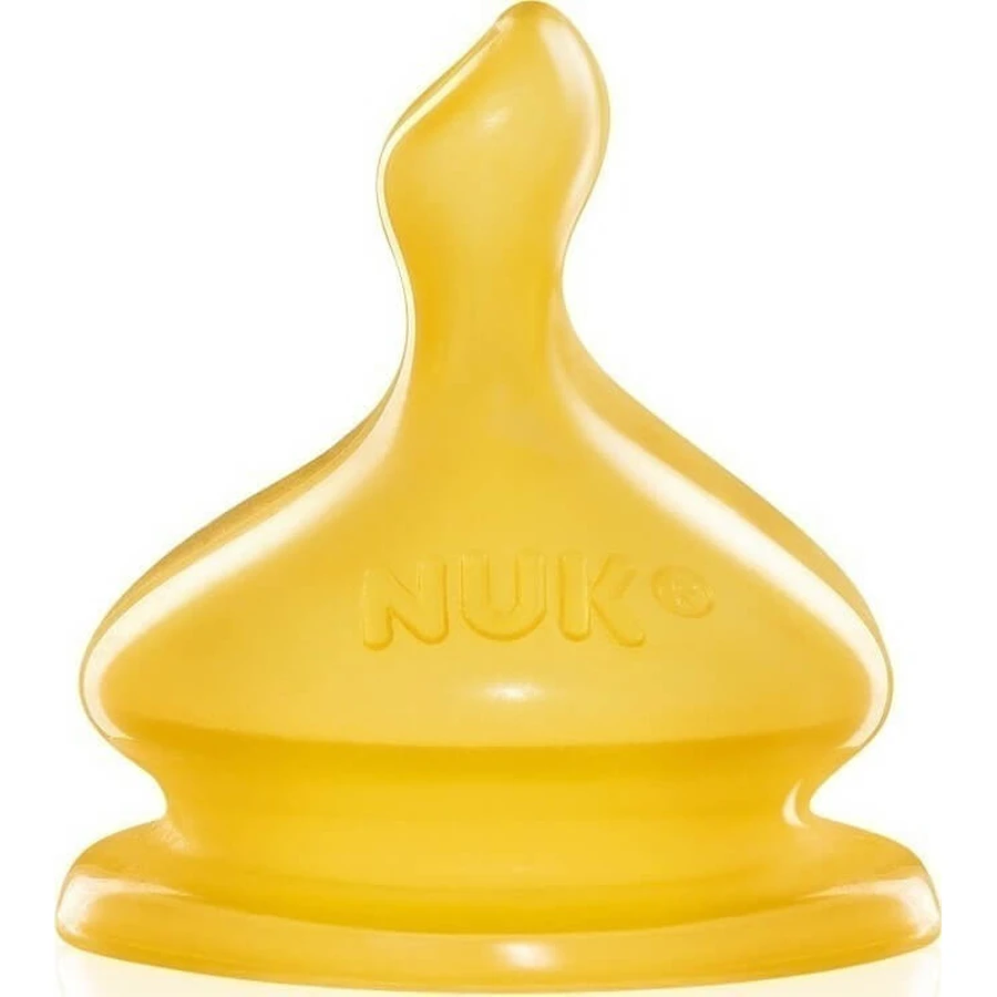 NUK First Choice Tetina de Látex Contra los Cólicos Talla 2 6m+ Agujero Grande x1