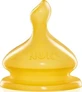 NUK First Choice Latex Nipple Against Colic Size 2 6m+ Large Large Hole x1