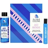 ALOE COLORS Geschenkset Just Breathe 2024 Eau De Toilette Damenparfüm 10ml & Just Breathe Milky Lotion 150ml