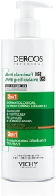 VICHY Dercos Anticaspa DS 2en1 Champú y Acondicionador Anticaspa y Picores 390ml