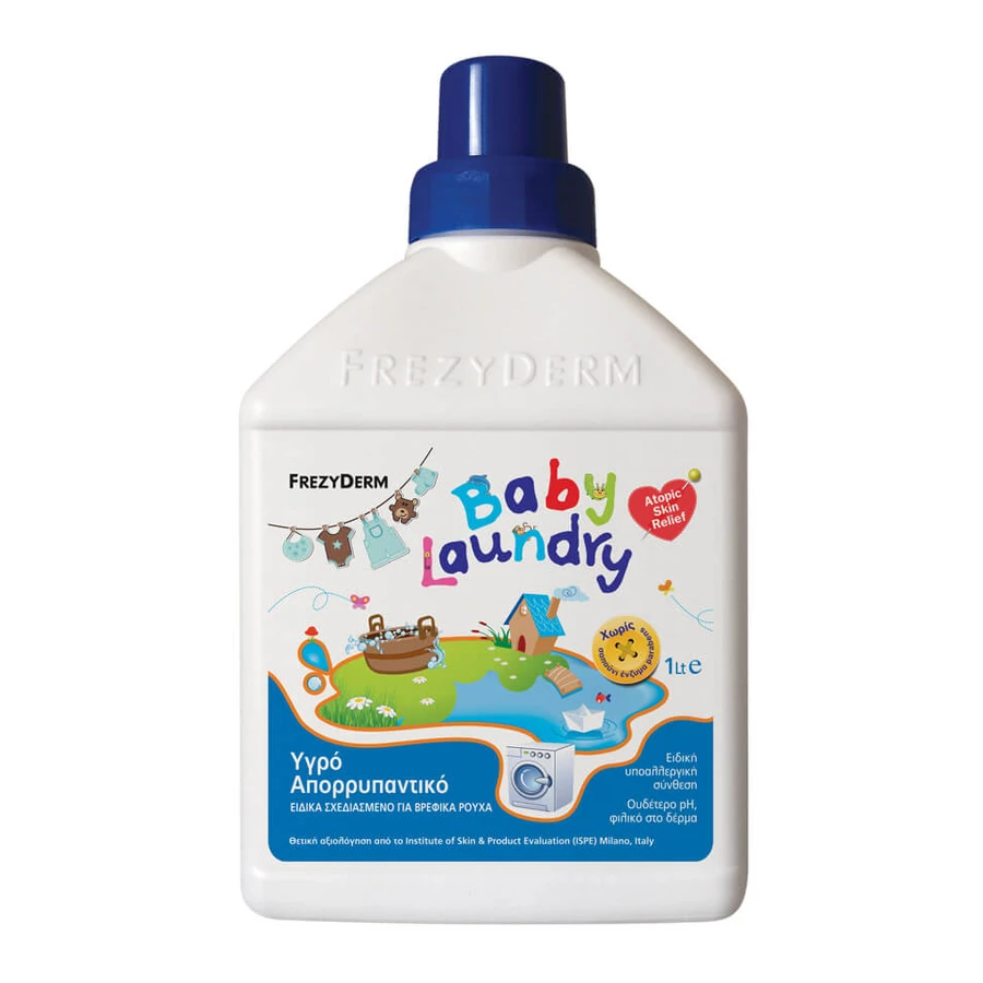 FREZYDERM Babywaschmittel Flüssigwaschmittel speziell für Babykleidung 1000 ml