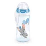 NUK First Choice Kiddy Cup Disney Blau Curling Pot mit hartem Stutzen Blau Geeignet für Kinder ab 12 Monaten 300ml