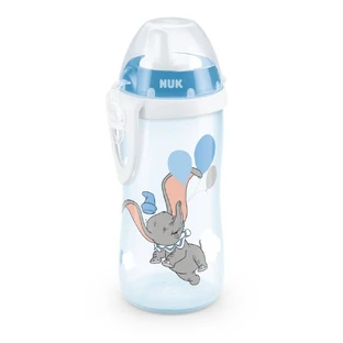 NUK First Choice Kiddy Cup Disney Azul Rizador con Boquilla Dura Azul Adecuado para Niños de 12+ Meses 300ml