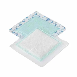 HARTMANN Zetuvit Plus Silicone Randsteun 17,5x17,5cm 1 Stuk