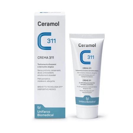 Crema para el tratamiento de la sequedad, deshidratación y dermatitis, 200 ml, Ceramol