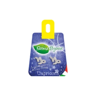 FARMA BIJOUX Hypoallergene oorbellen zonder nikkel Zodiaco Capricorn-Capricorn