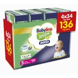 BABYLINO Pantalón Algodón Suave No 5 10-16kg (34x4) 136 Piezas