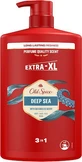 OLD SPICE Deep Sea 3in1 Shower &amp; Shampoo Gel Men's Shower Gel Shampoo for Body Hair &amp; Face 1000ml