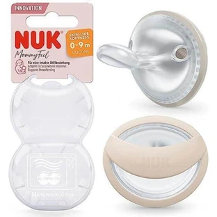NUK Silicone Soother Mommy Feel For 0-9 Months 2 Pieces