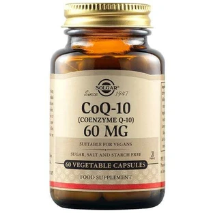 SOLGAR Co-enzym Q-10 60mg Voedingssupplement Co-enzym Q-10 60 plantaardige capsules